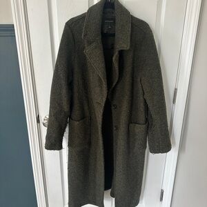 Banana Republic Long Knit Wool Coat
